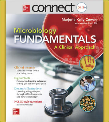 Cover Image Connect 1-Semester Online Access for Microbiology Fundamentals: A Clinical Approach