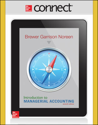 Cover Image Connect 1 Semester Online Access for Introduction to Managerial Accounting