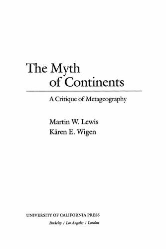 The Myth of Continents