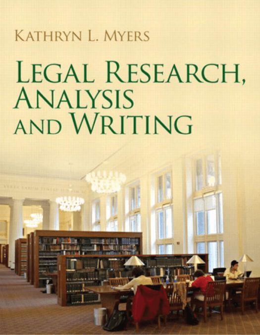 Analysis and Writing Legal Research