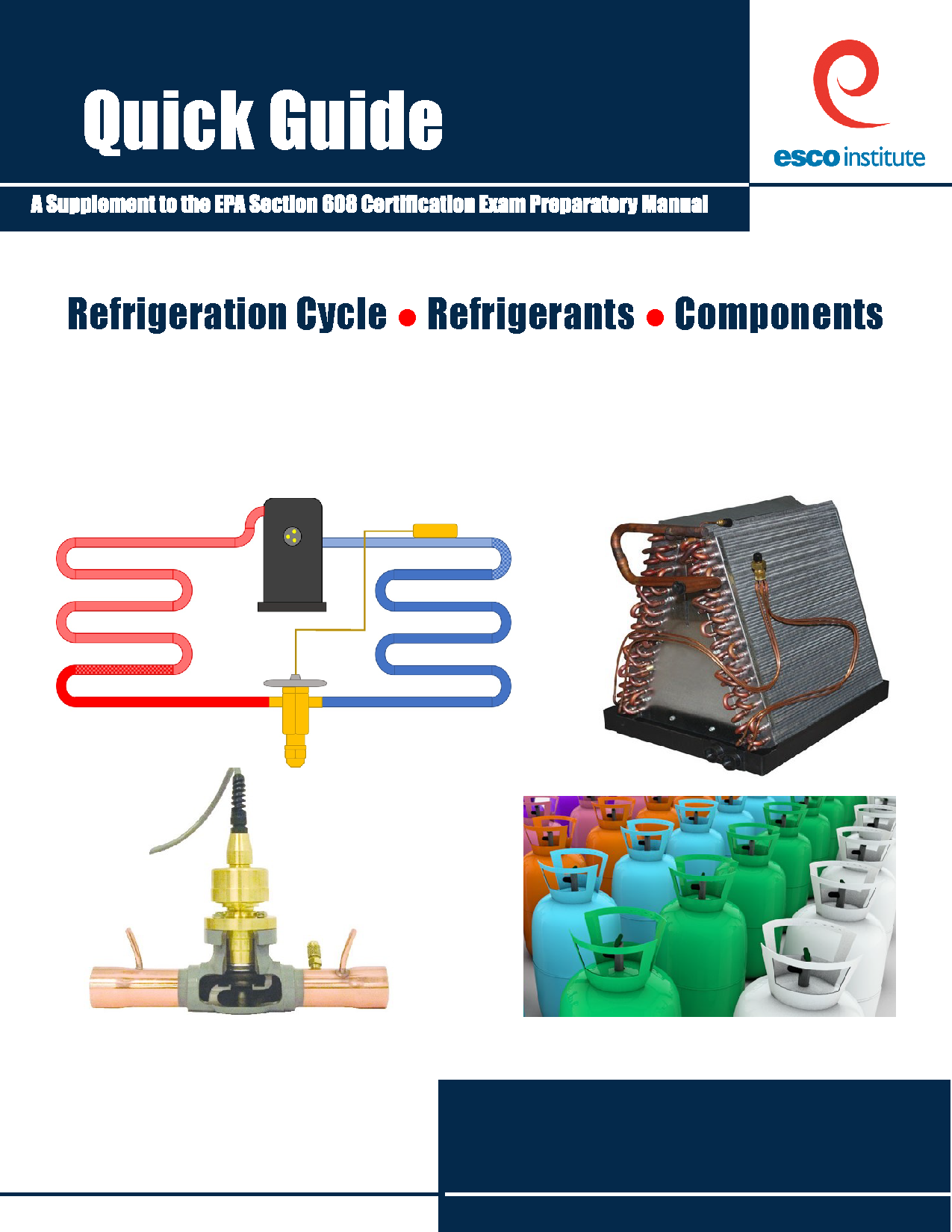 Esco Institute Epa 608 Certified Quick Guide To The Refrigeration