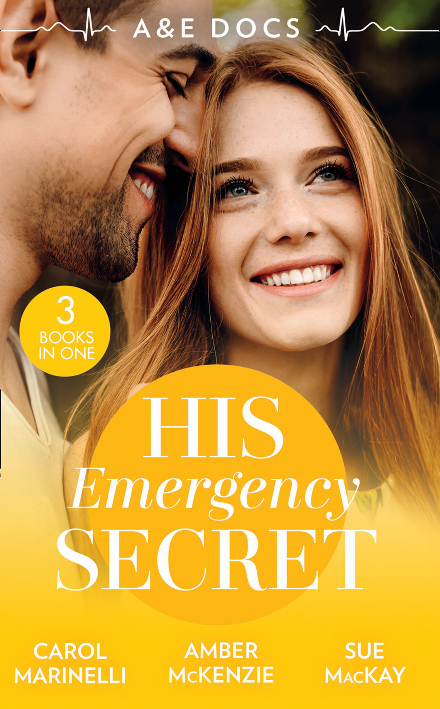 Cover image for A&E Docs: His Emergency Secret: The Socialite's Secret / The Surgeon's Baby Secret / A December to Remember