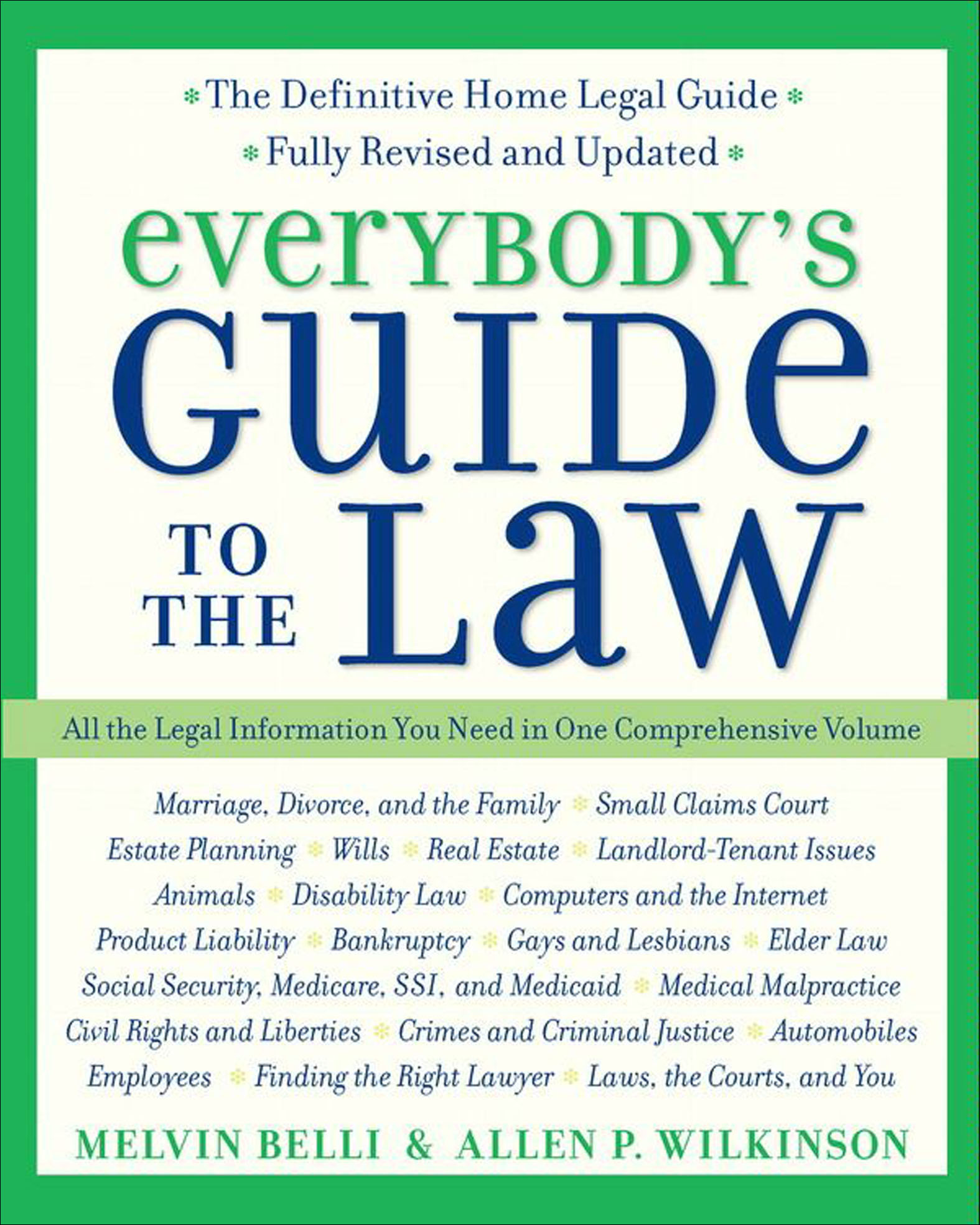 Cover image for Everybody's Guide to the Law