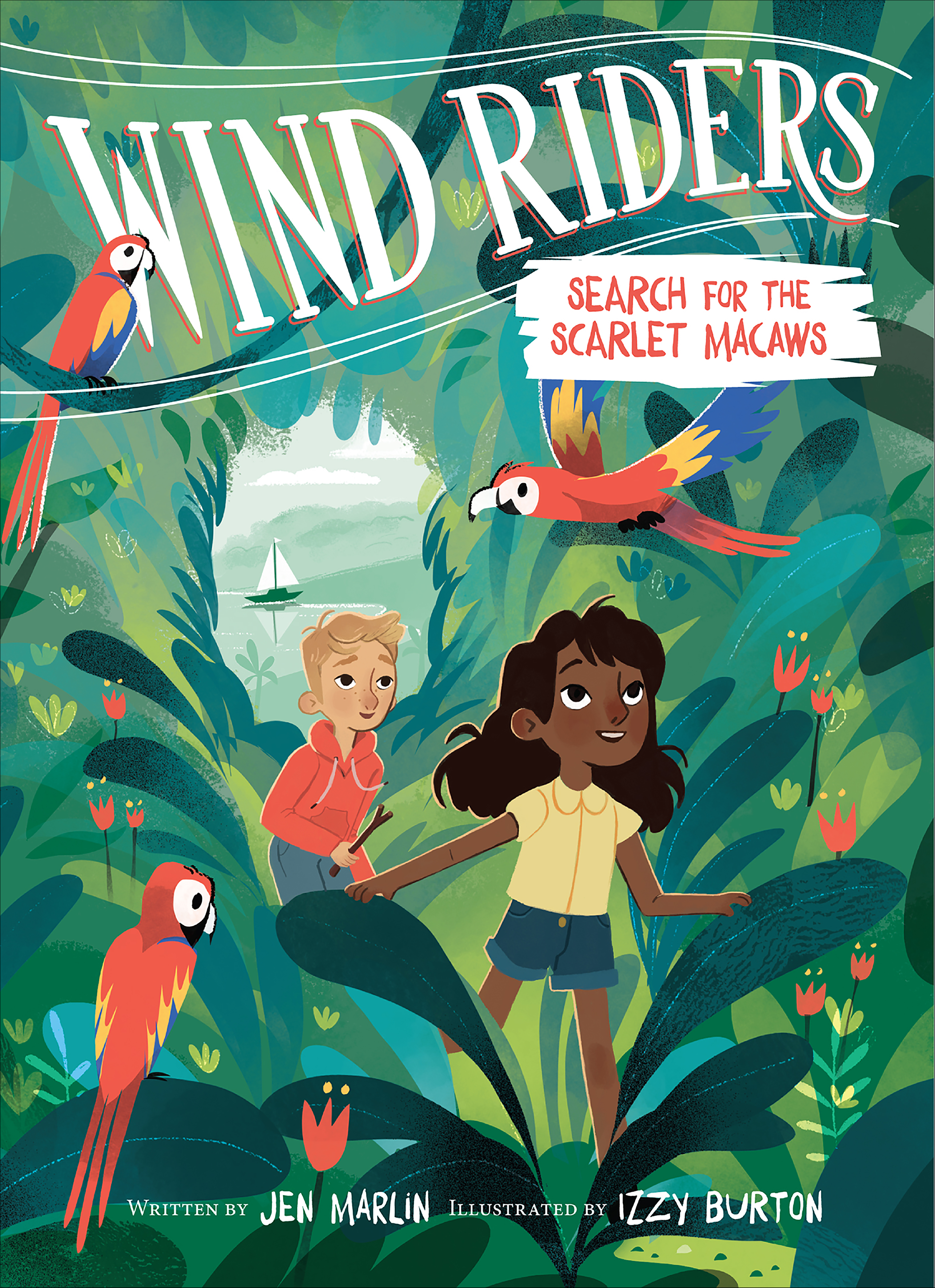 Cover image for Wind Riders: Search for the Scarlet Macaws