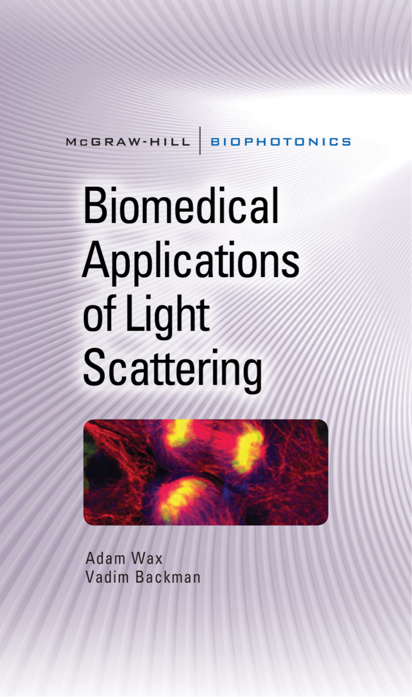 Biomedical application. Биофотоника книги. Scattering mail. Bubbles Detection using Light scattering Theory.