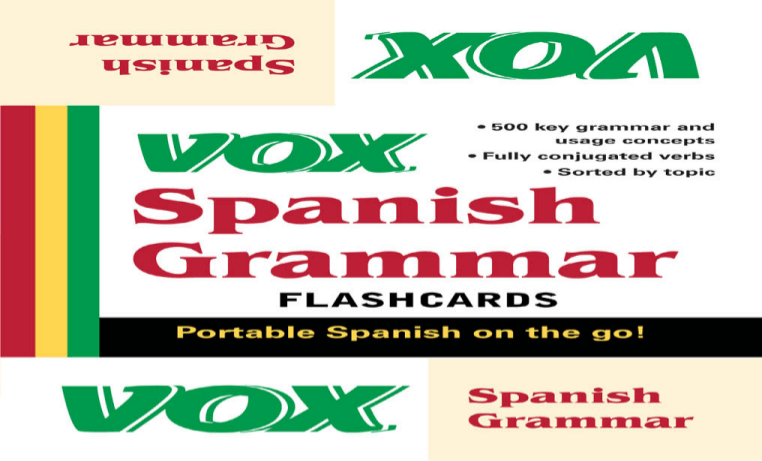 Cover image for VOX Spanish Grammar Flashcards