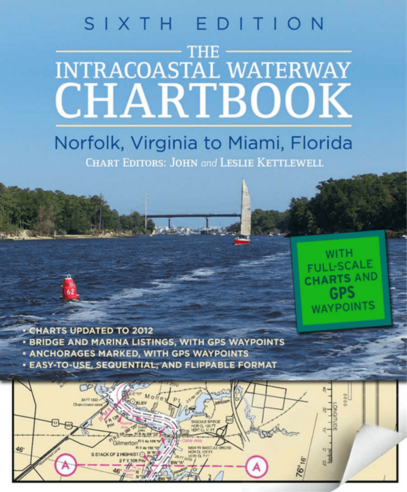 Cover image for Intracoastal Waterway Chartbook Norfolk to Miami, 6th Edition
