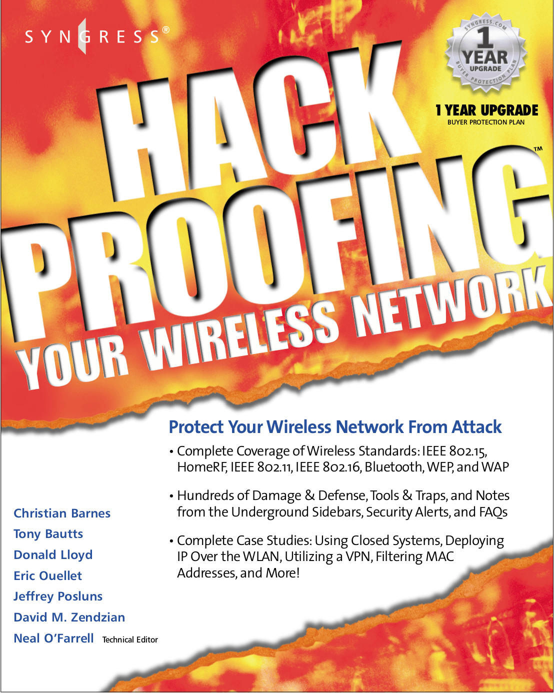 Cover image for Hackproofing Your Wireless Network