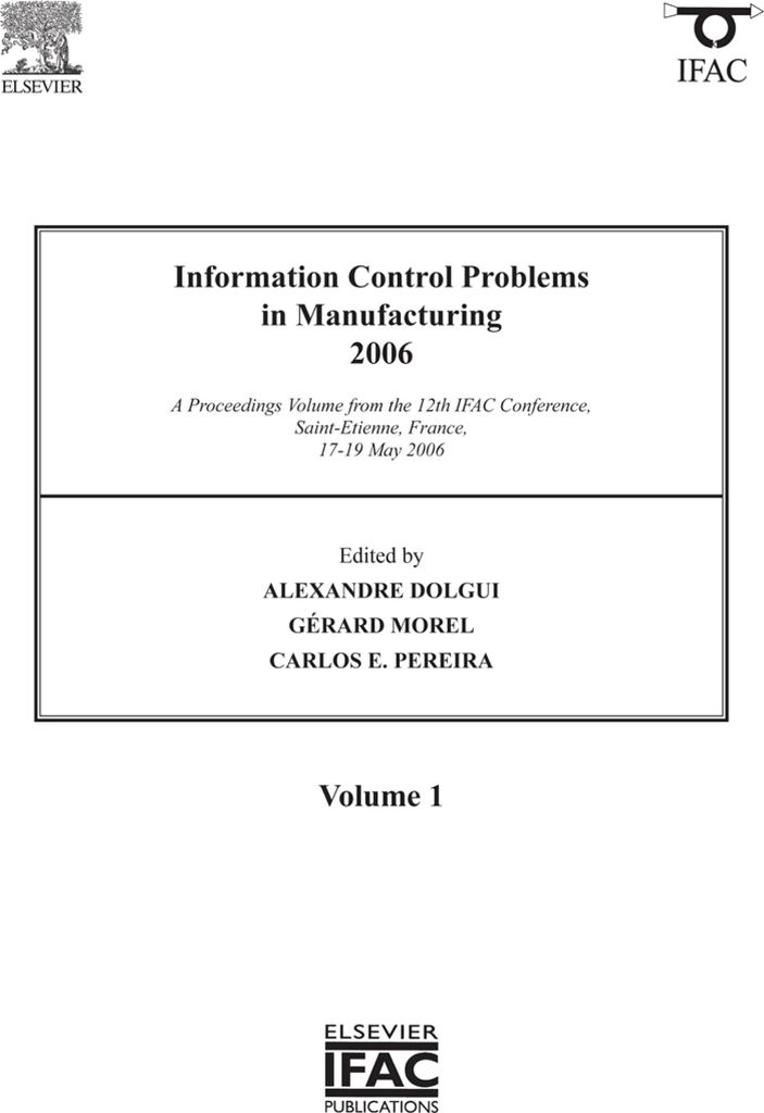 Cover image for Information Control Problems in Manufacturing 2006