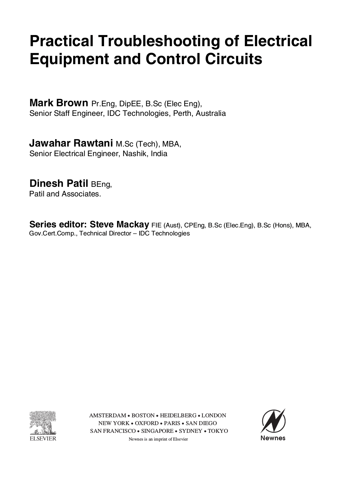 Cover image for Practical Troubleshooting of Electrical Equipment and Control Circuits