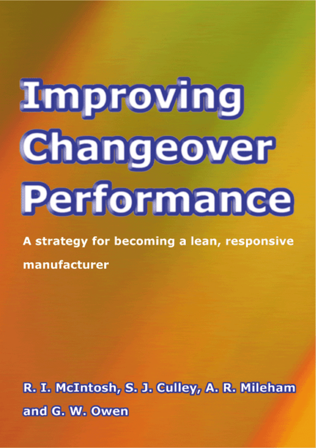 Cover image for Improving Changeover Performance