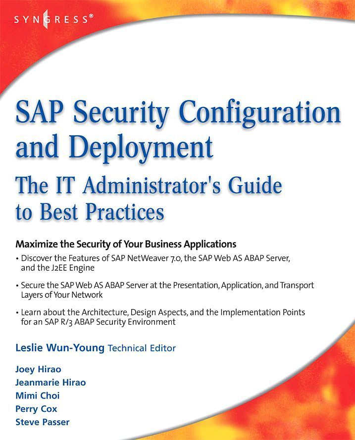 Cover image for SAP Security Configuration and Deployment