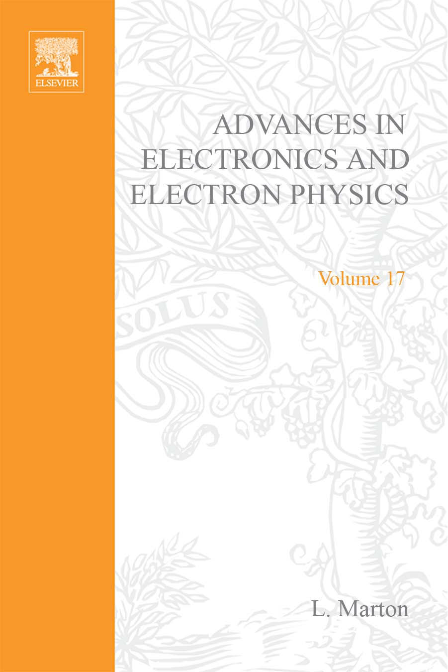 Cover image for Advances in Electronics and Electron Physics