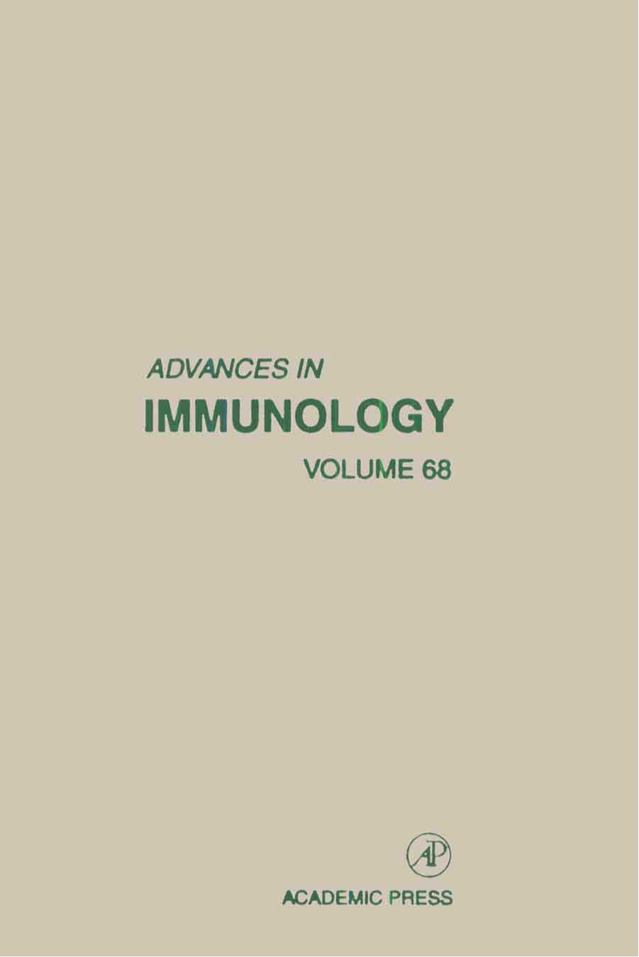 Cover image for Advances in Immunology