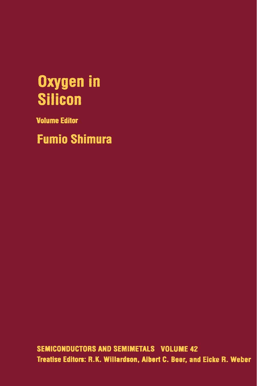 Cover image for Oxygen in Silicon