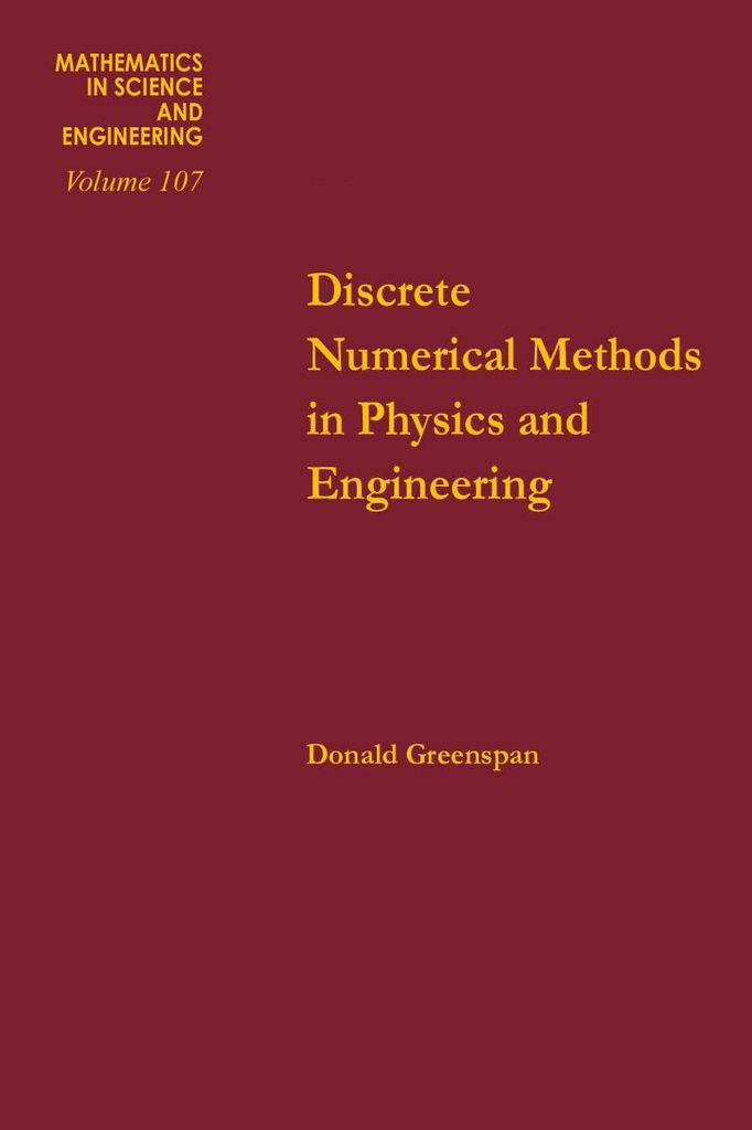 Cover image for Discrete Numerical Methods in Physics and Engineering