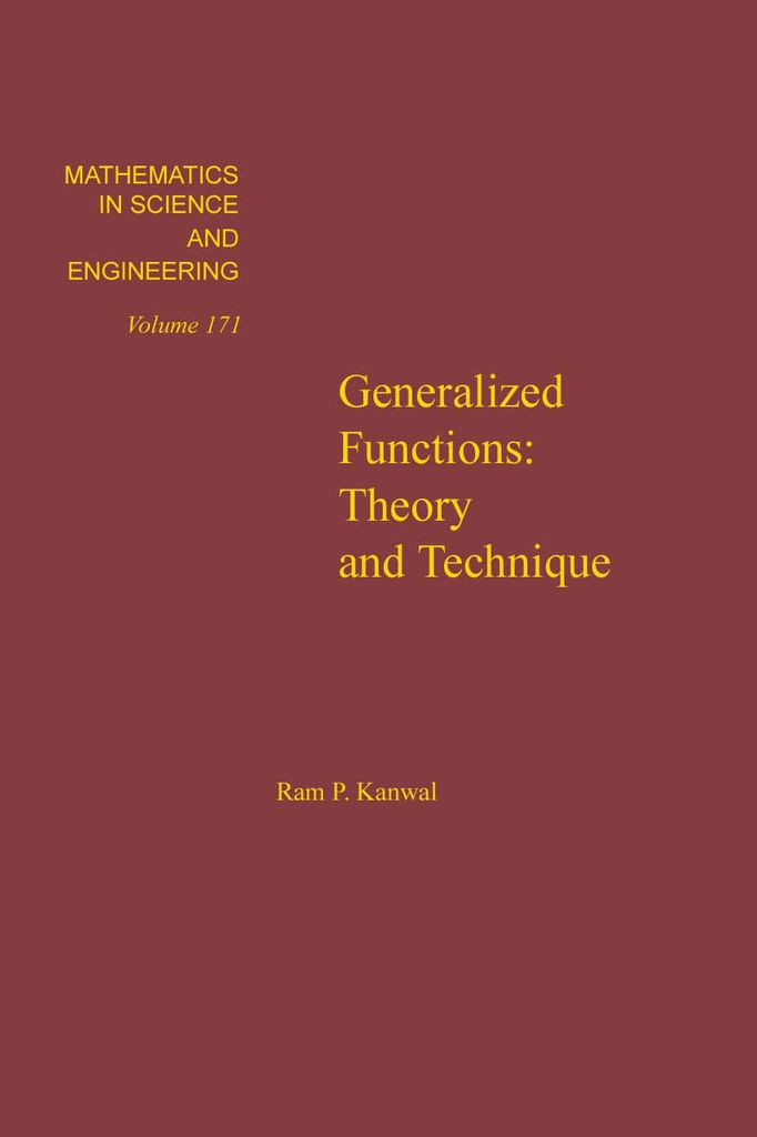 Cover image for Generalized Functions: Theory and Technique