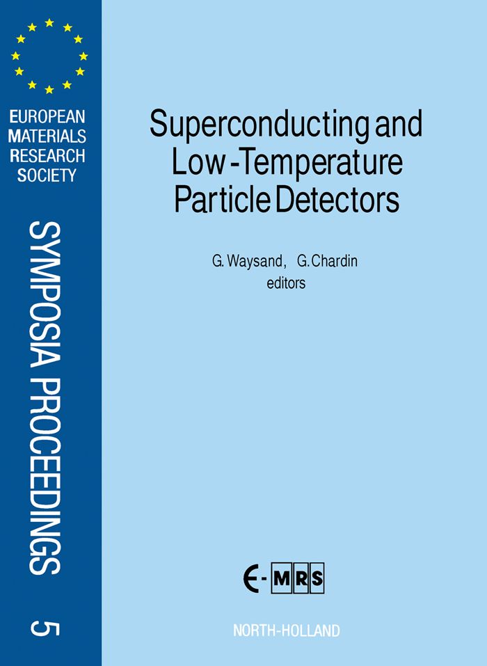 Cover image for Superconducting and Low-Temperature Particle Detectors