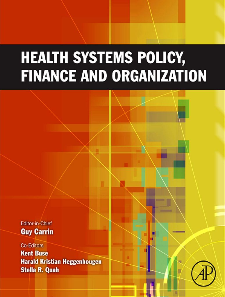 Cover image for Health Systems Policy, Finance, and Organization