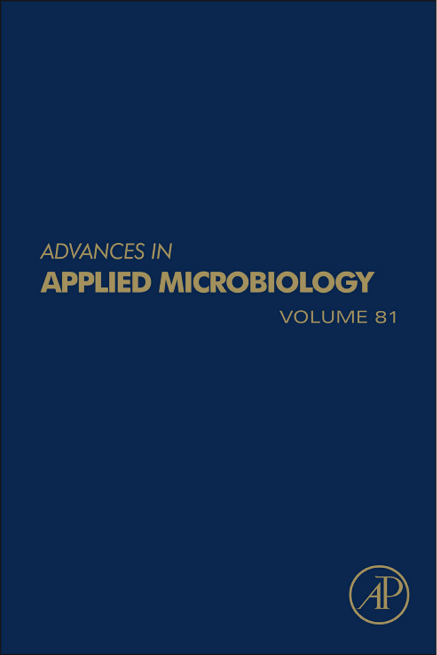 Cover image for Advances in Applied Microbiology