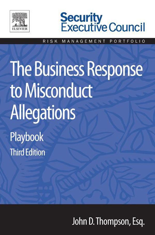 Cover image for The Business Response to Misconduct Allegations