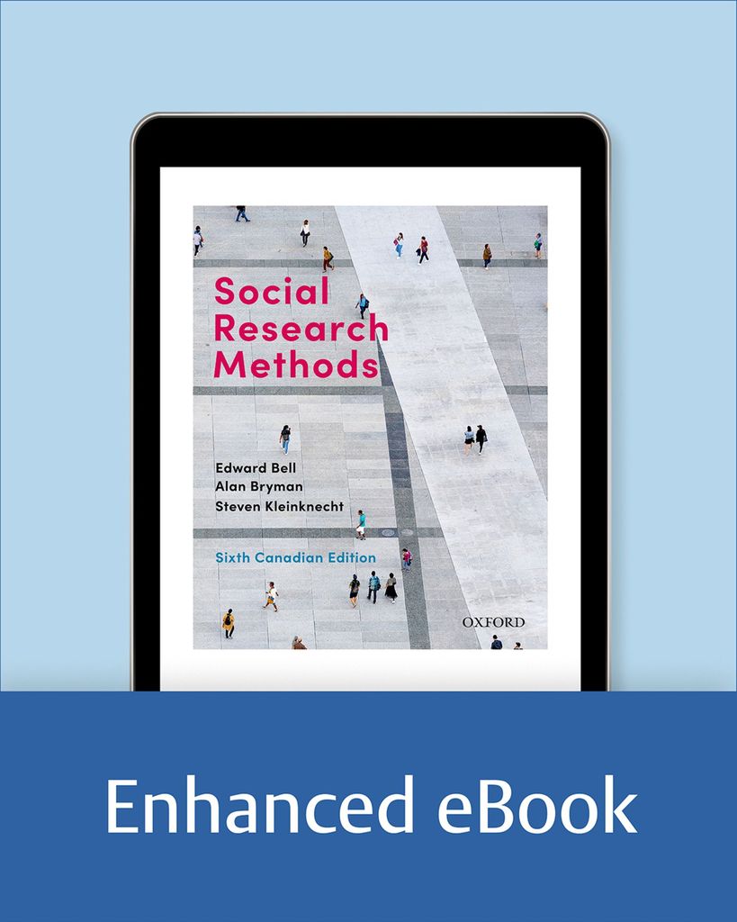 Social Research Methods by: Edward Bell - 9780190165772