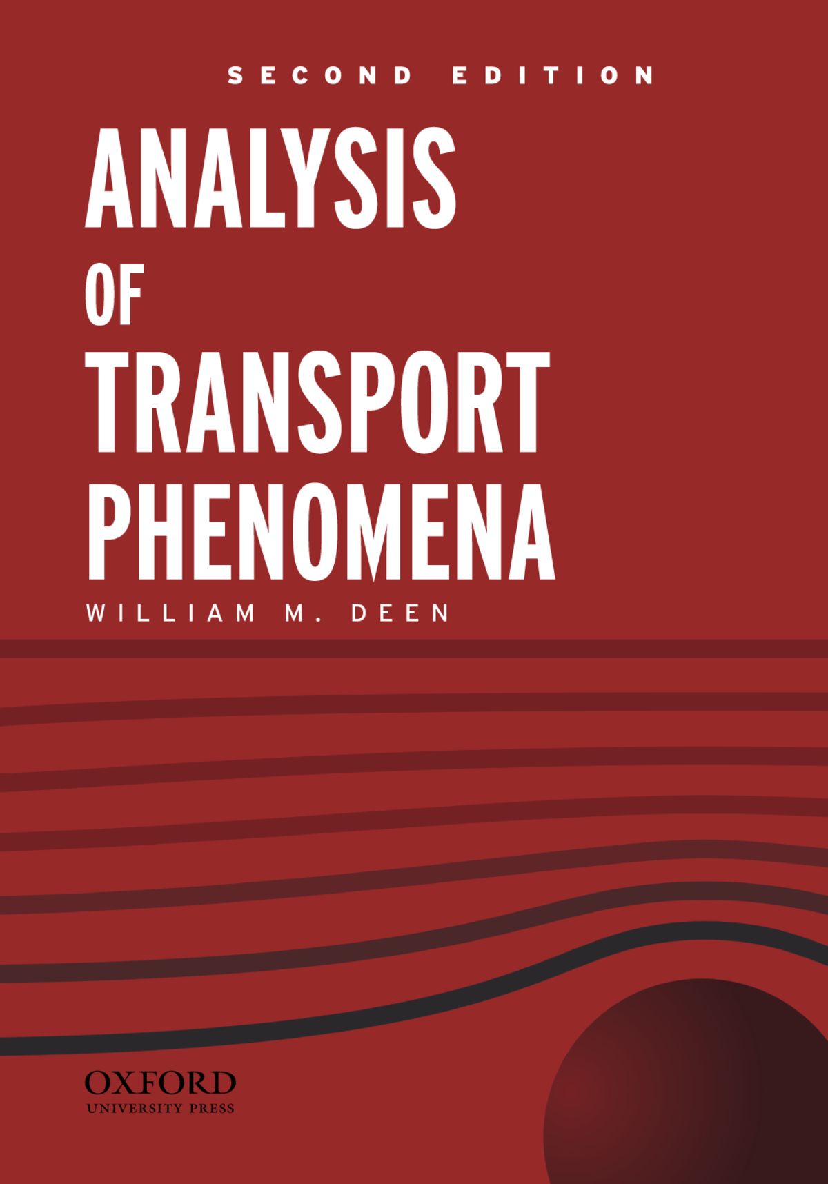 洋書 Trasnport Phenwmenena Analysis of Transport Phenomena by: William M. Deen