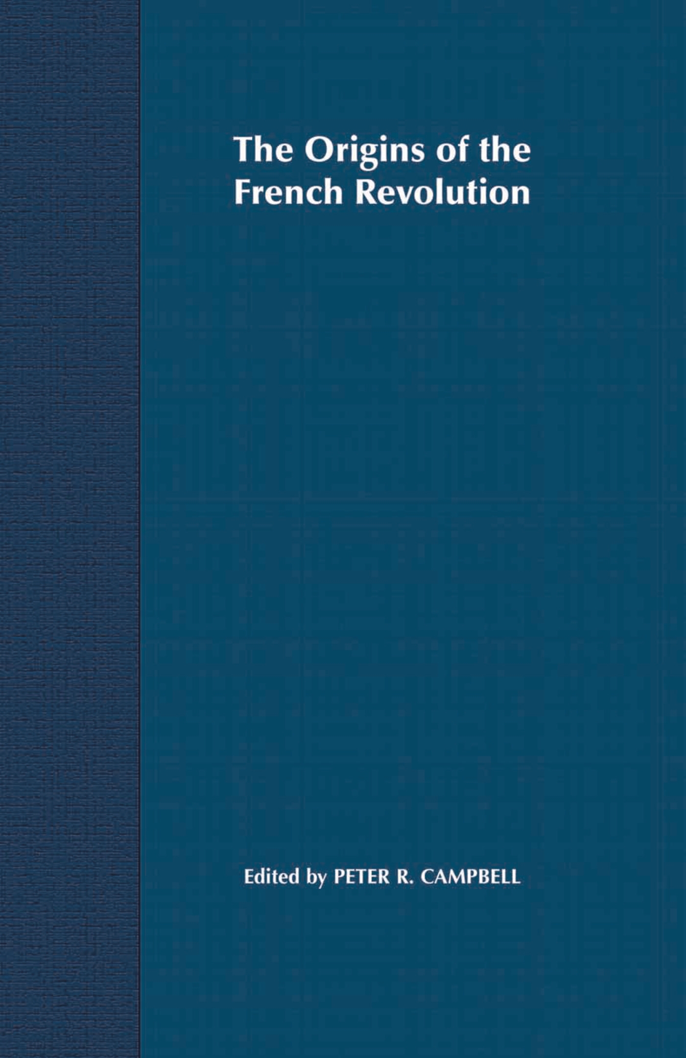 Cover image for The Origins of the French Revolution