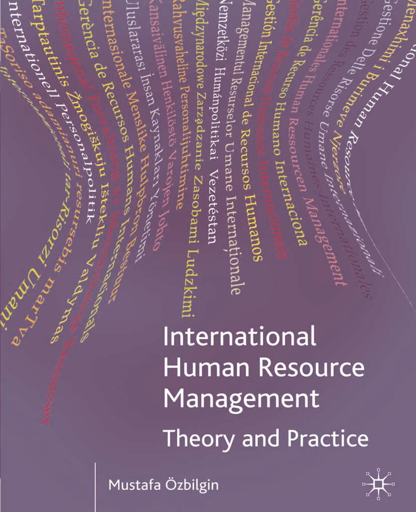 Cover image for International Human Resource Management