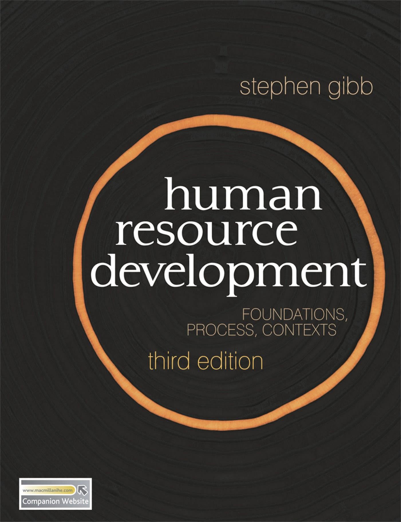 Cover image for Human Resource Development