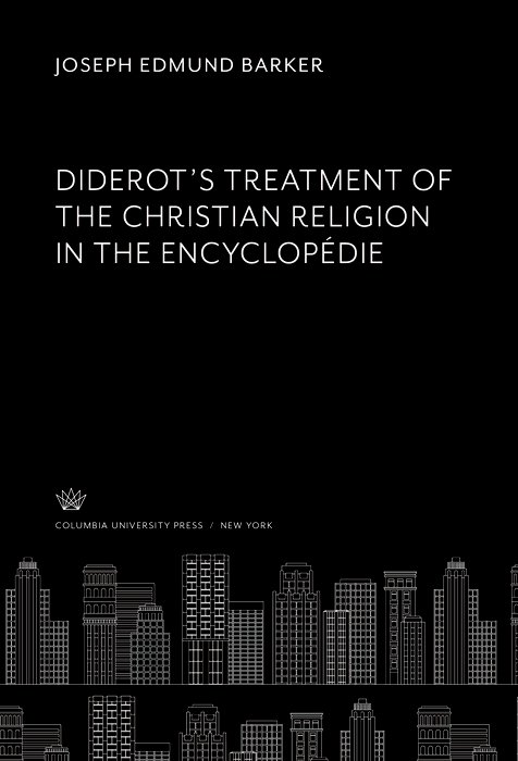 Cover image for DiderotS Treatment of the Christian Religion in the Encyclopedie