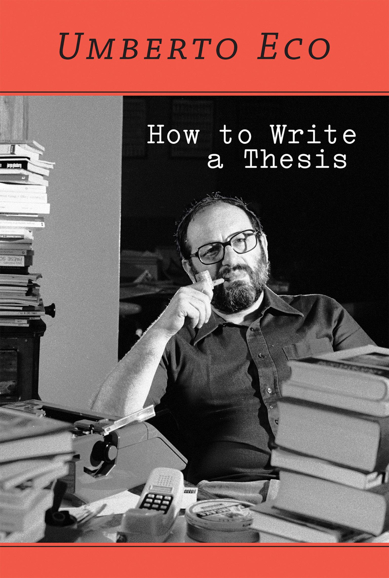 Cover image for How to Write a Thesis