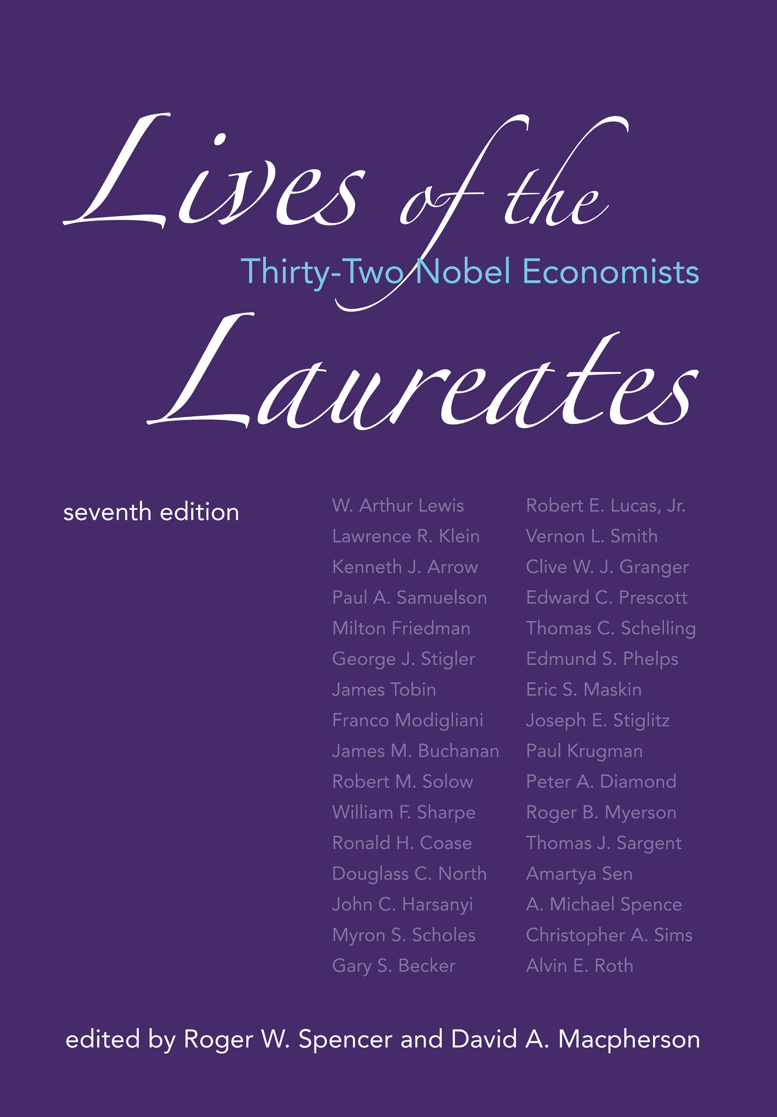 Cover image for Lives of the Laureates, seventh edition