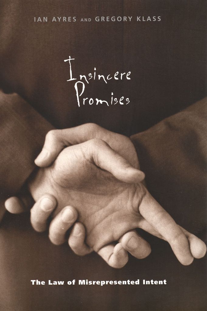 Cover image for Insincere Promises