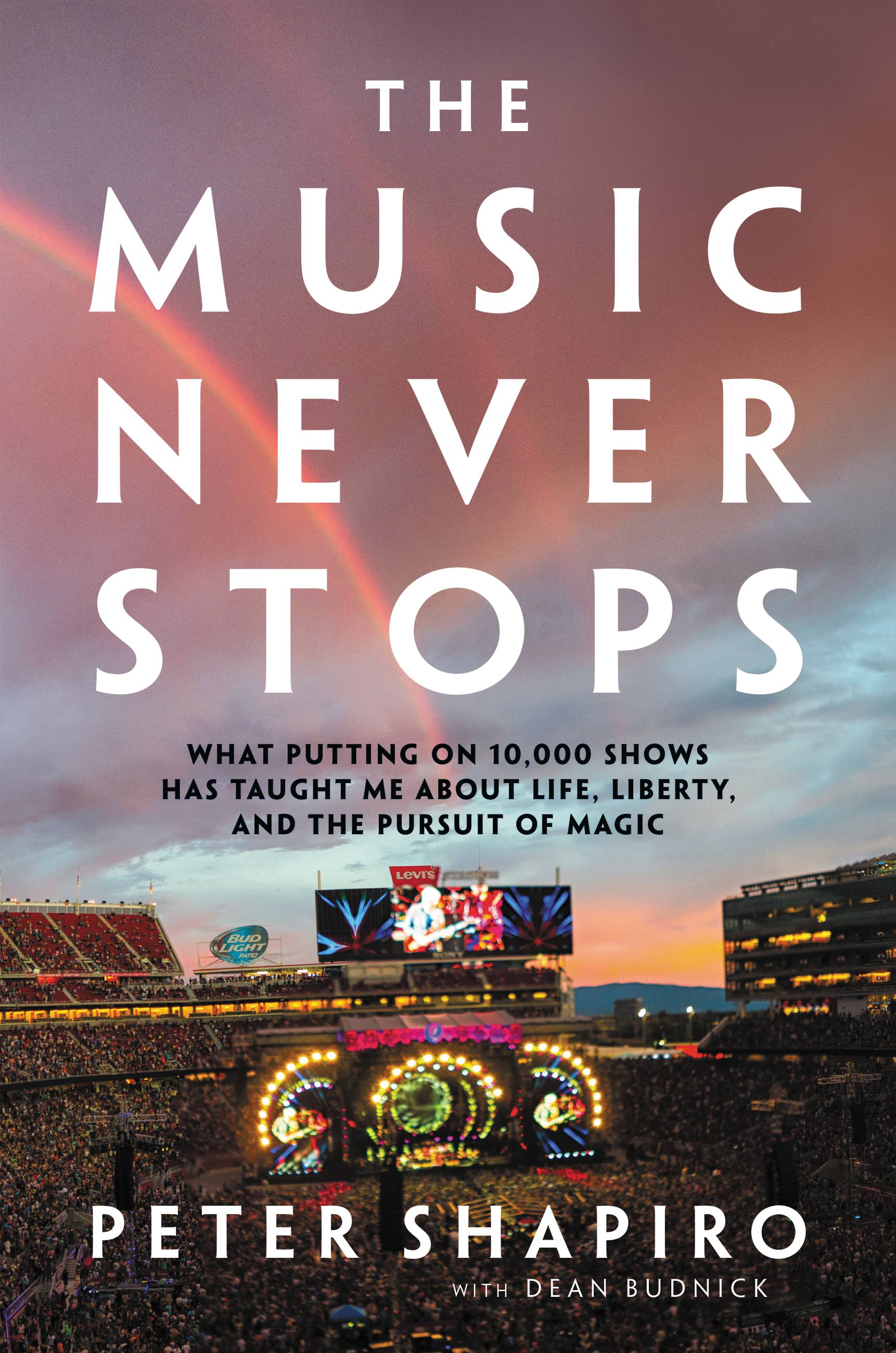 Cover image for The Music Never Stops