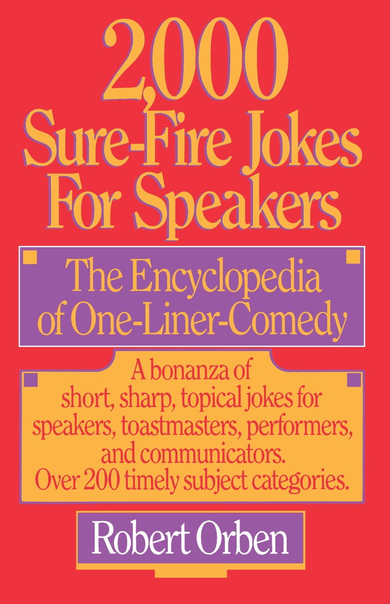 Cover image for 2,000 Sure-Fire Jokes for Speakers