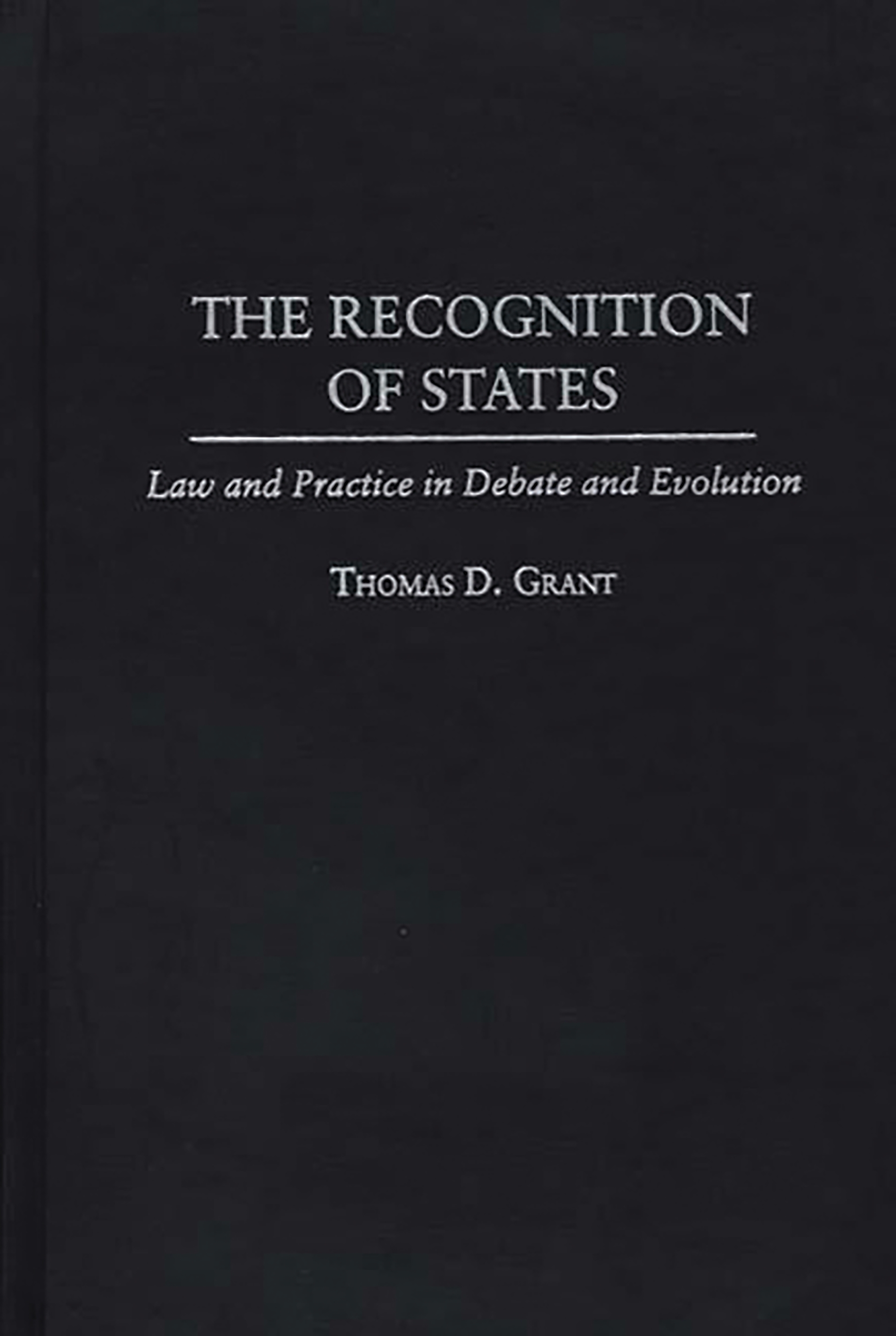 Cover image for The Recognition of States