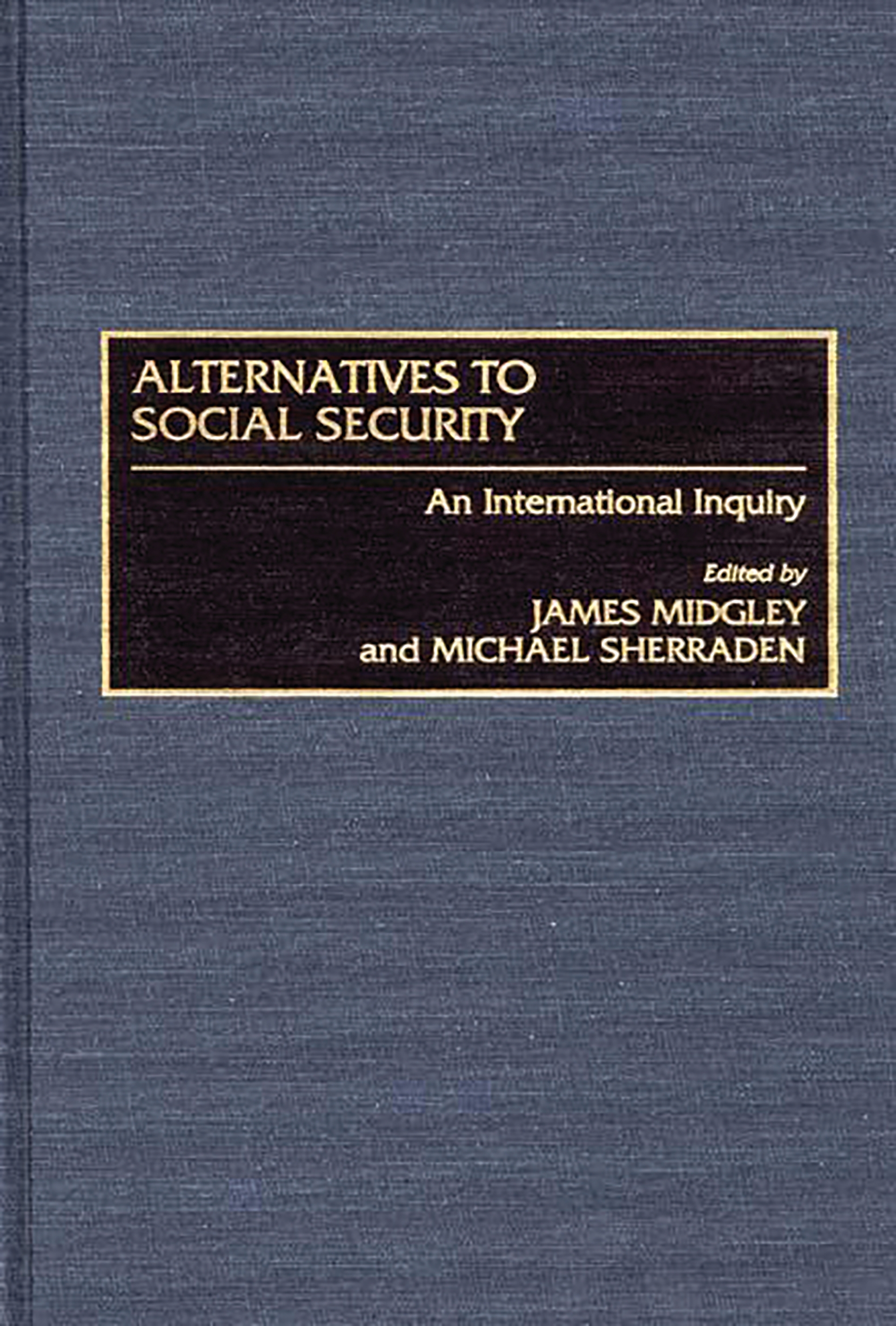 Cover image for Alternatives to Social Security