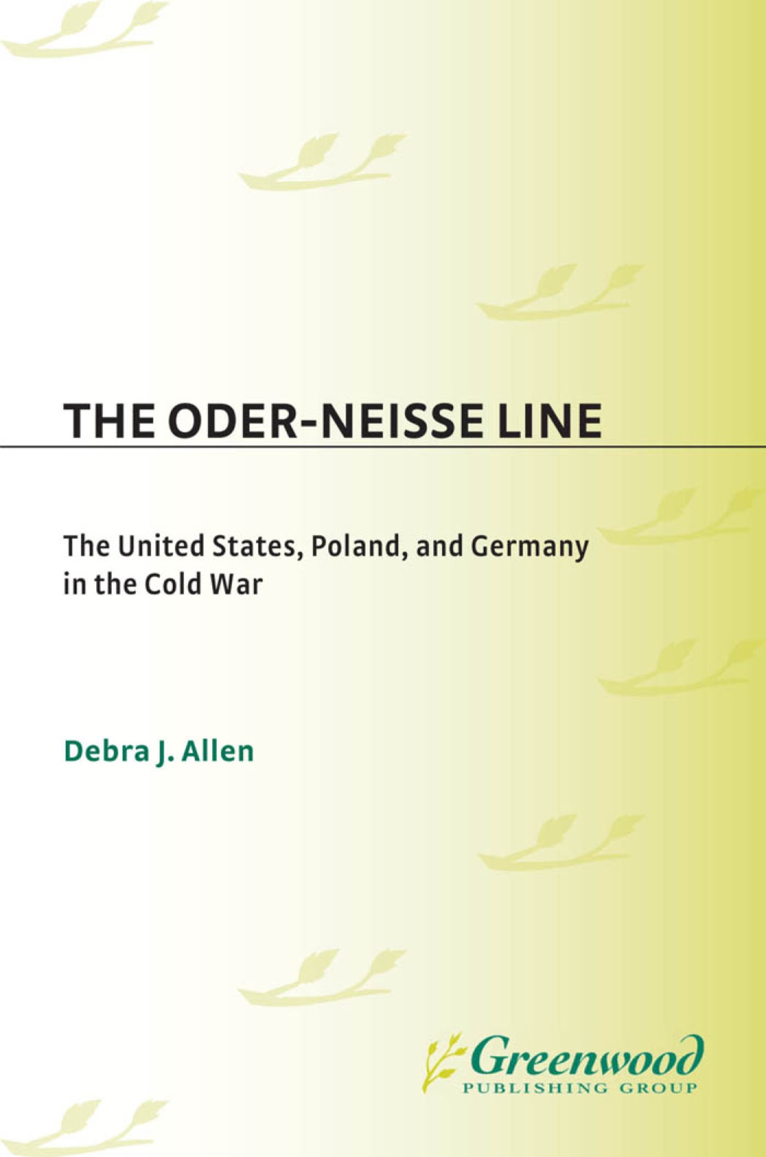 Cover image for The Oder-Neisse Line