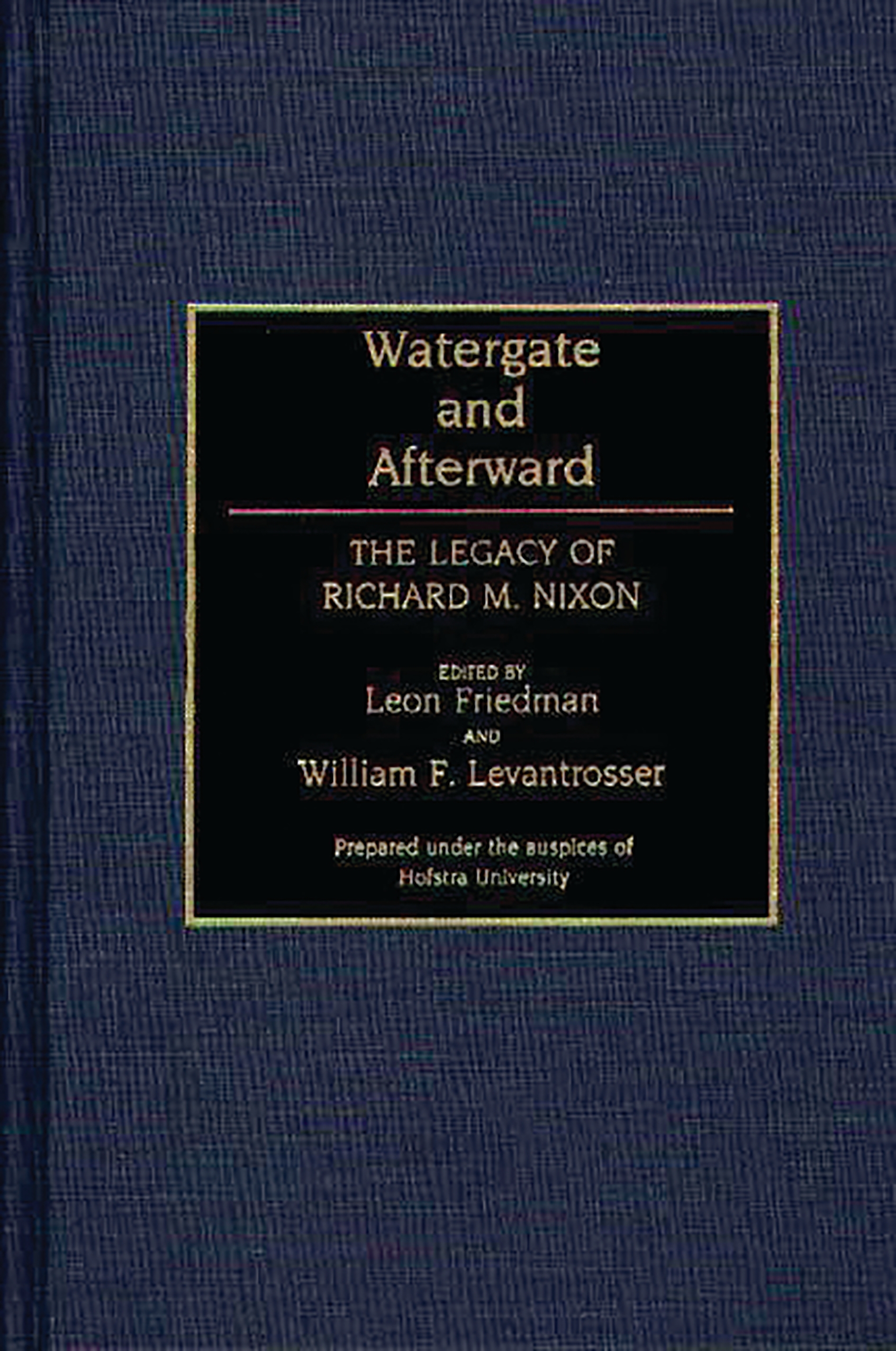 Cover image for Watergate and Afterward