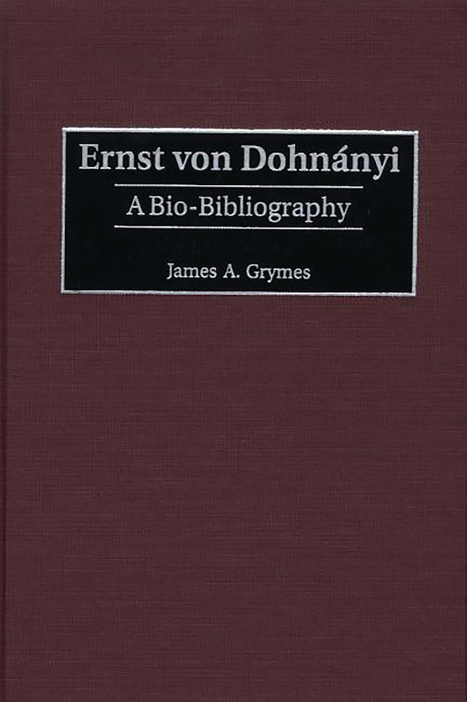 Cover image for Ernst von Dohnanyi