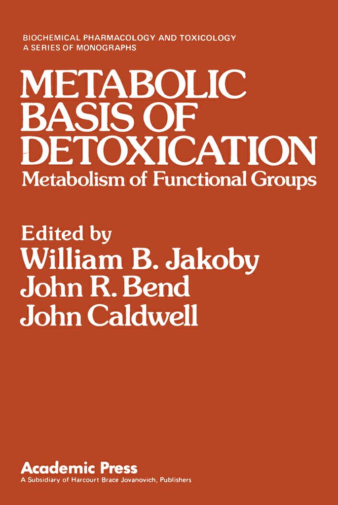 Cover image for Metabolic Basis of Detoxication