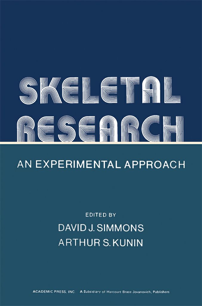 Cover image for Skeletal Research: An Experimental Approach