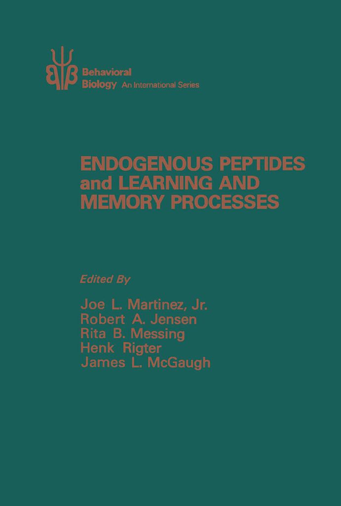 Cover image for Endogenous Peptides and Learning and Memory Processes