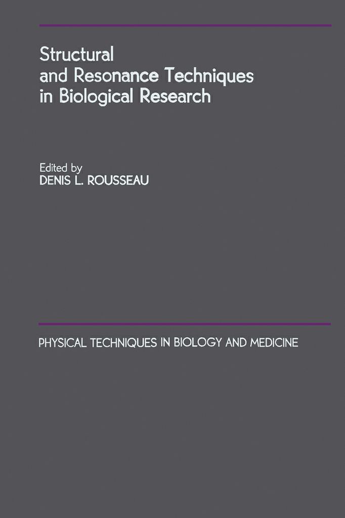 Cover image for Structural and Resonance Techniques in Biological Research