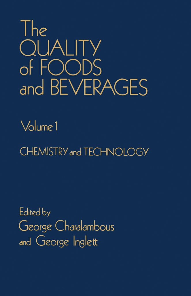 Cover image for The Quality of Foods and Beverages V1