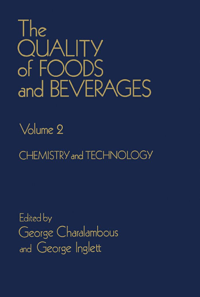 Cover image for The Quality of Foods and Beverages V2
