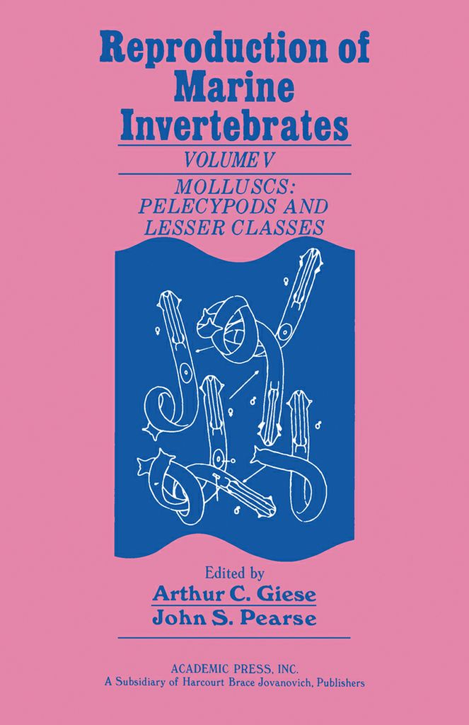 Cover image for Reproduction of Marine Invertebrates V5
