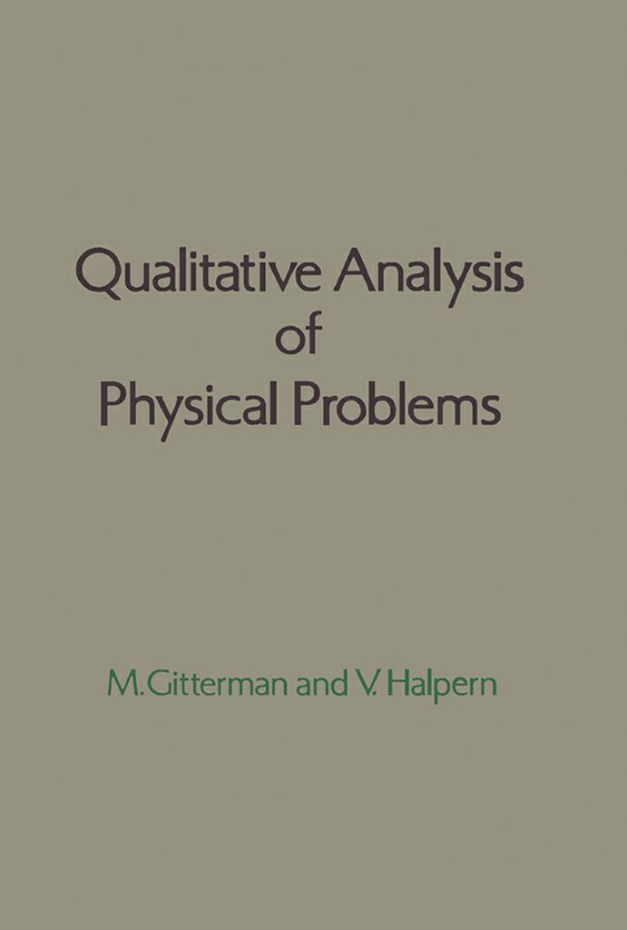 Cover image for Qualitative Analysis of Physical Problems