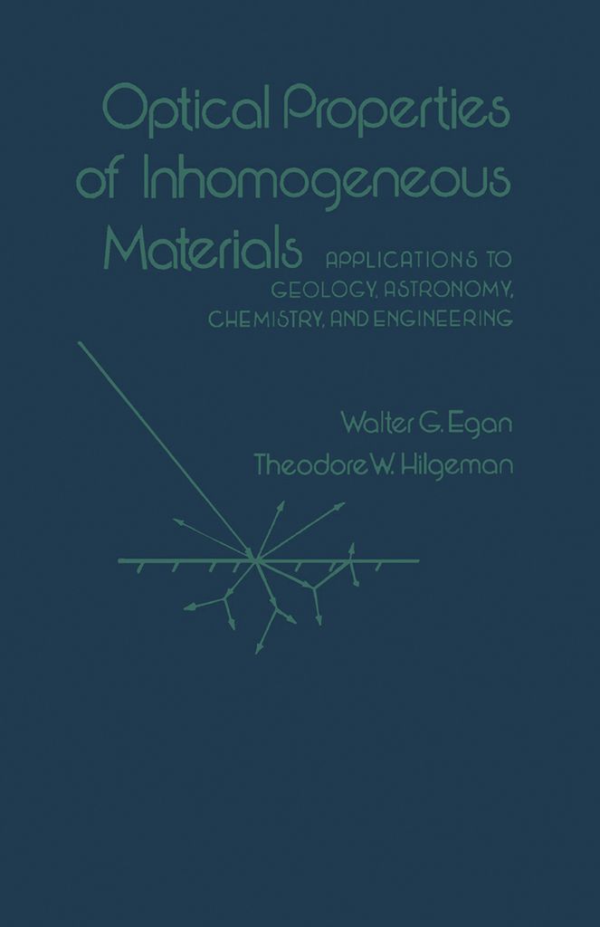 Cover image for Optical properties of Inhomogeneous materials